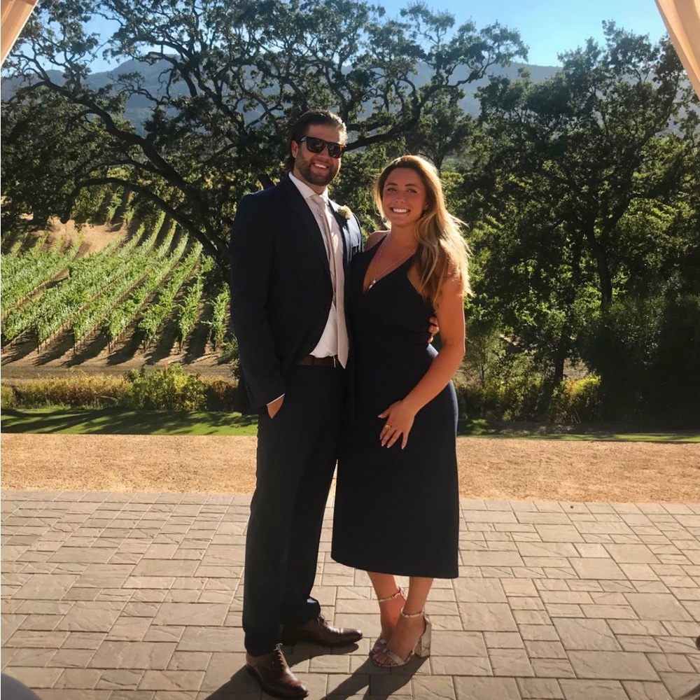 Navy Blue Quality Curvy Dress